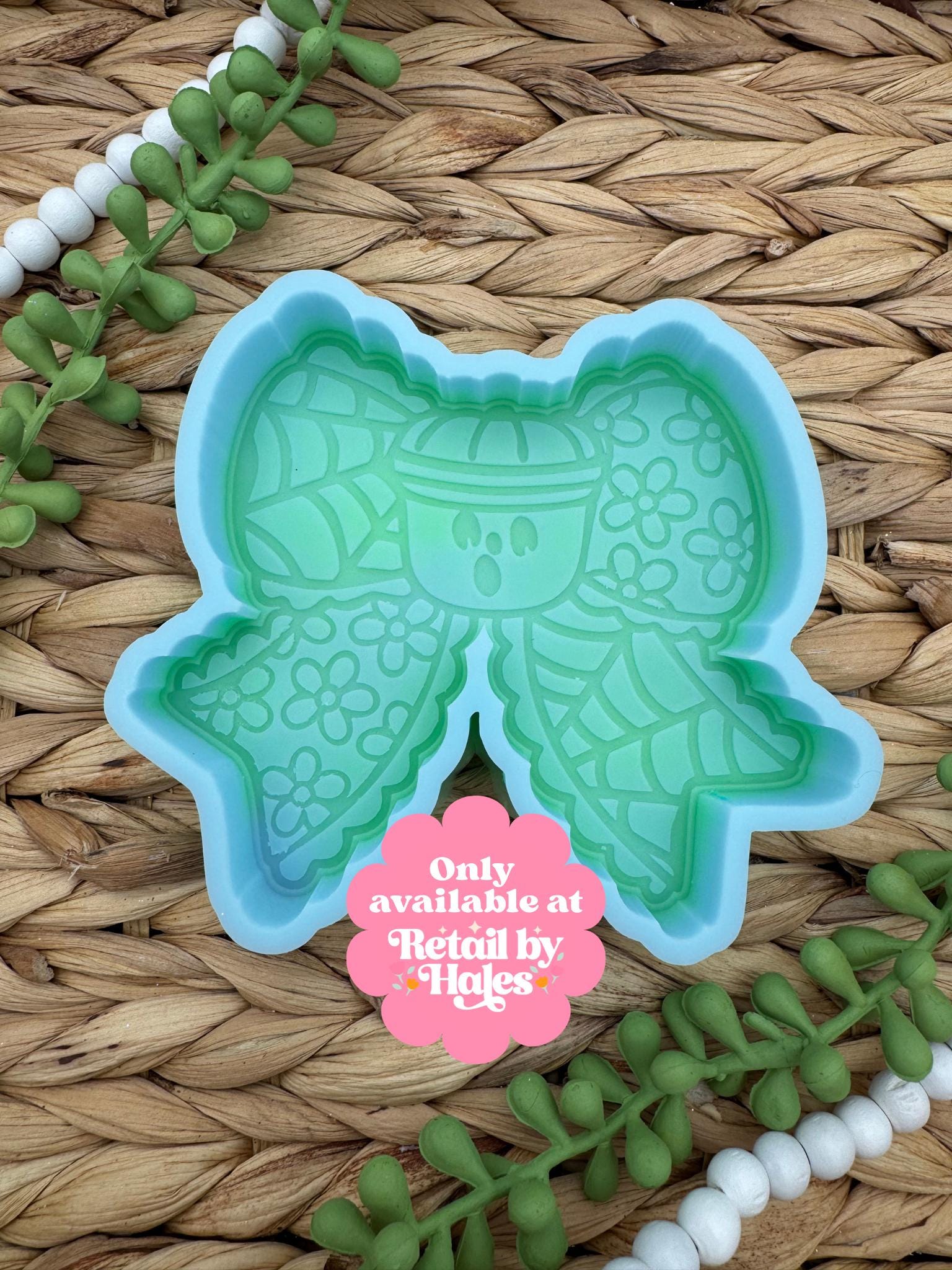 Retro Bucket Bow Molds Set, Halloween Freshie Mold, Fall Freshie Mold, Retro Bucket Silicone Mold, Funny Freshie Mold, Retro Halloween Mold