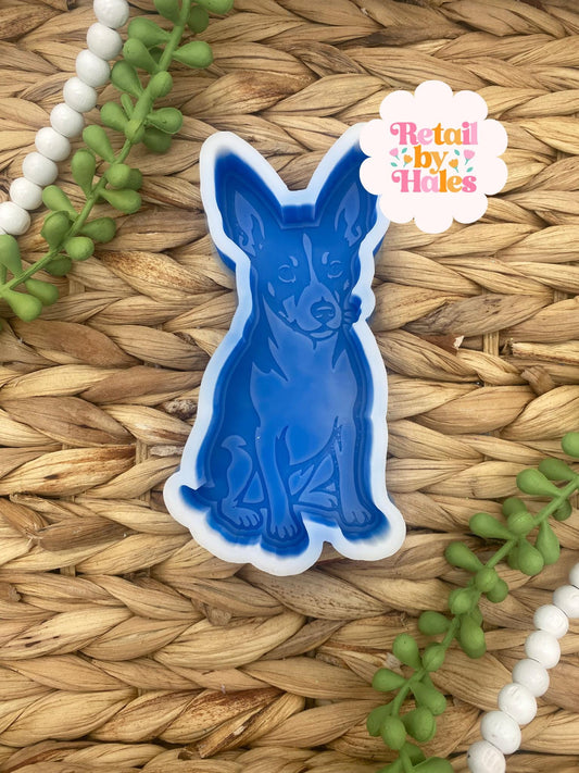 Rat Terrier Freshie Mold, Dog Freshie Mold, Dog Breed Freshie Molds, Freshie Molds for Beginners, Heat Safe Silicone Mold