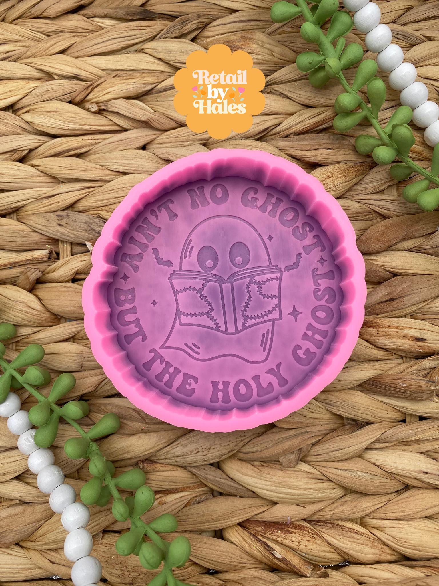 Ain't No Ghost but the Holy Ghost Mold, Halloween Freshie Mold, Christian Freshie Mold, Holyween Silicone Mold, religious halloween freshie