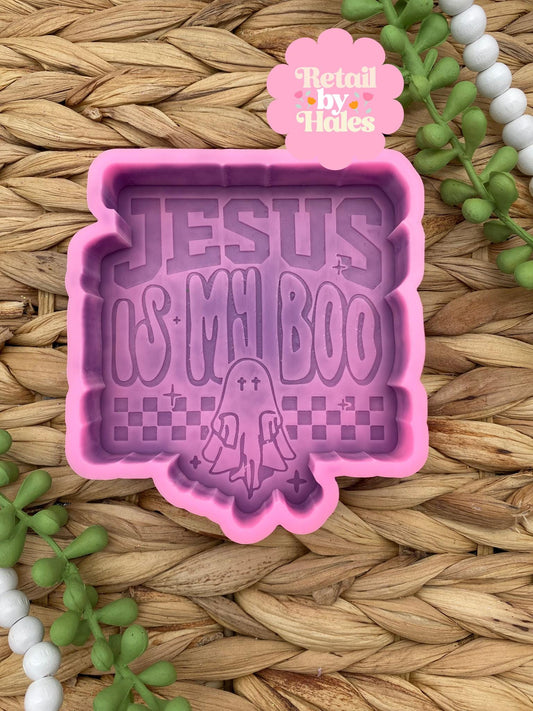 Jesus is My Boo Mold, Halloween Freshie Mold, Christian Freshie Mold, Holyween Silicone Mold, religious halloween freshie, Jesus freshie