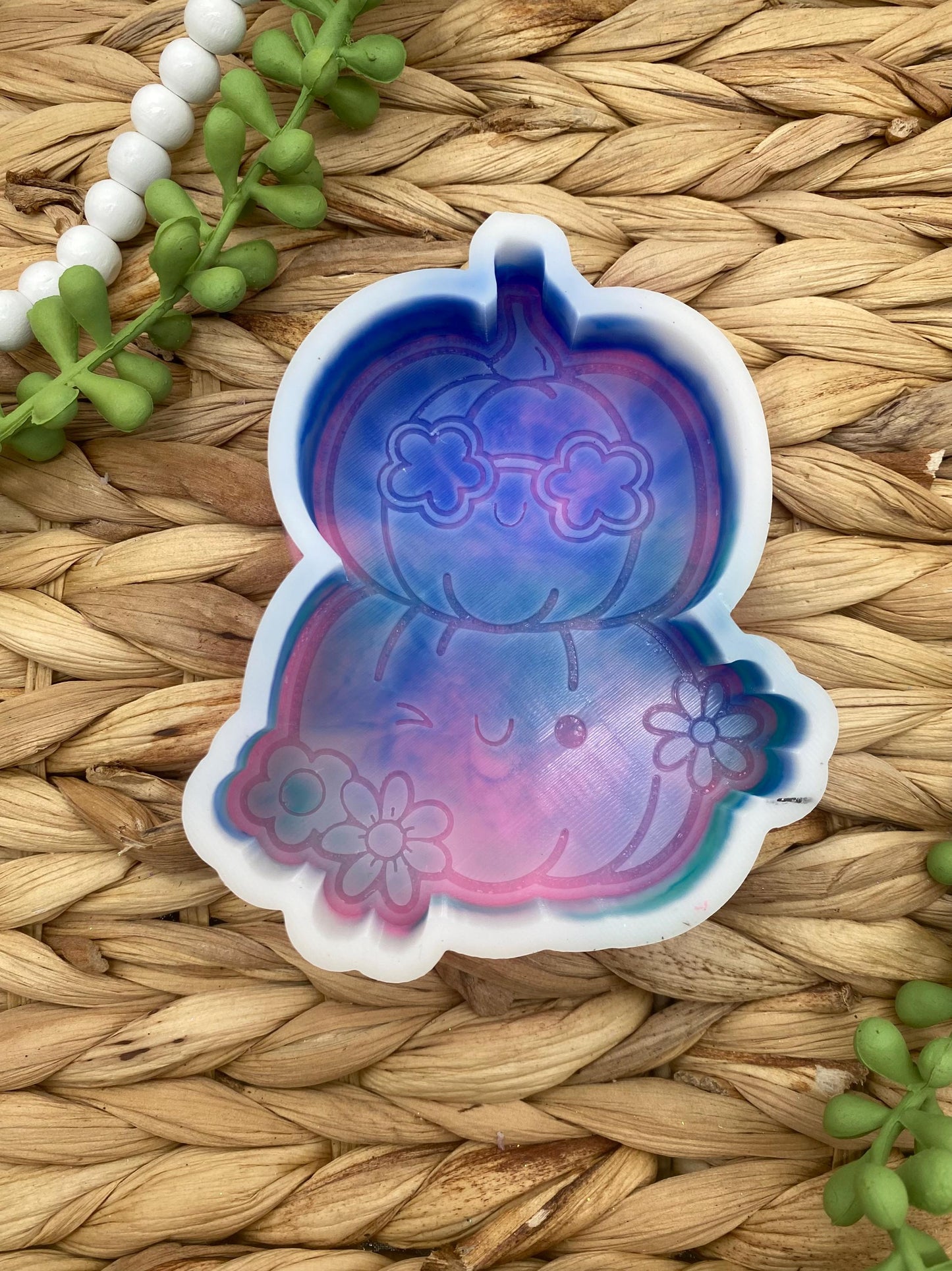 Pumpkin Stack Mold, Freshie Mold, cute Fall Freshie Mold, Silicone Mold, Autumn molds, Bestselling Molds, cozy mold, stacked pumpkin freshie