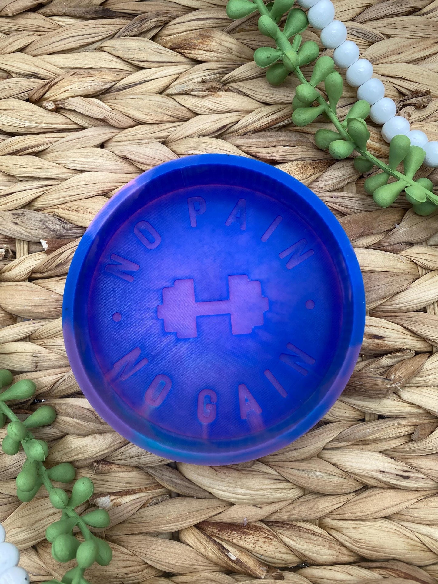 No Pain No Gain Freshie Mold, Weight Lifting Silicone Mold, Gym Bro Freshie Mold, Working Out Mold, Health Mold, Gym Life Freshie Mold