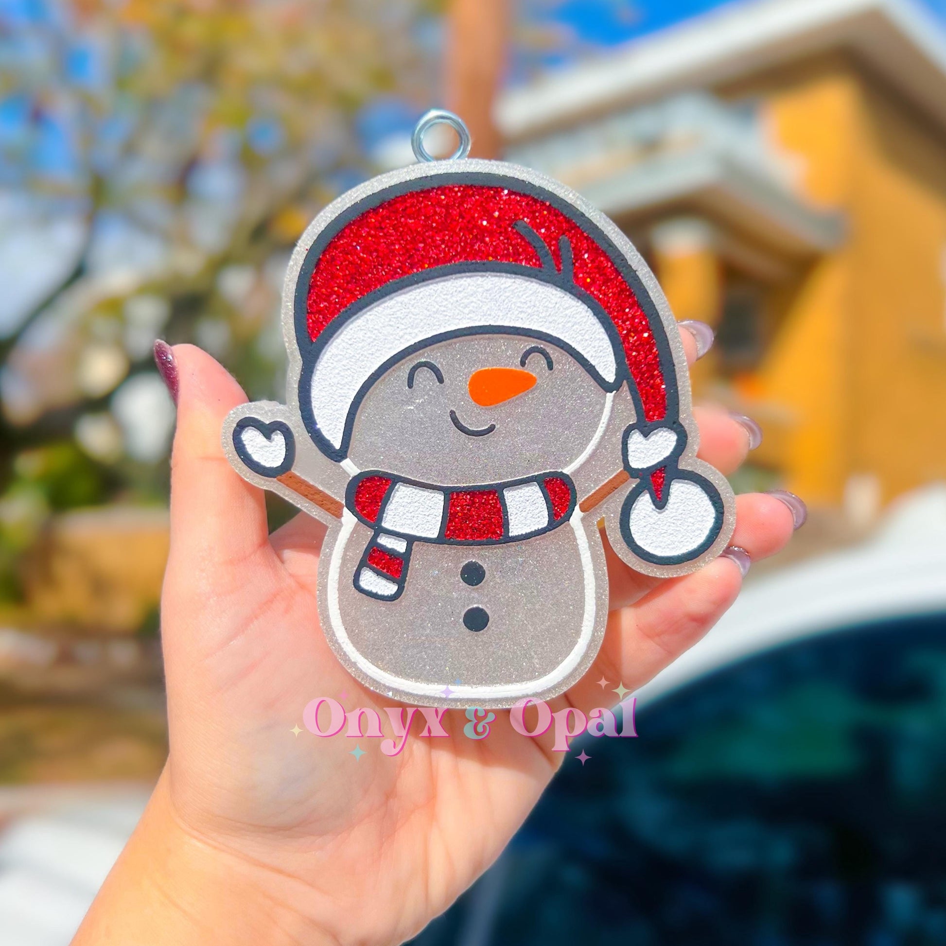 Snowman Freshie Silicone Mold