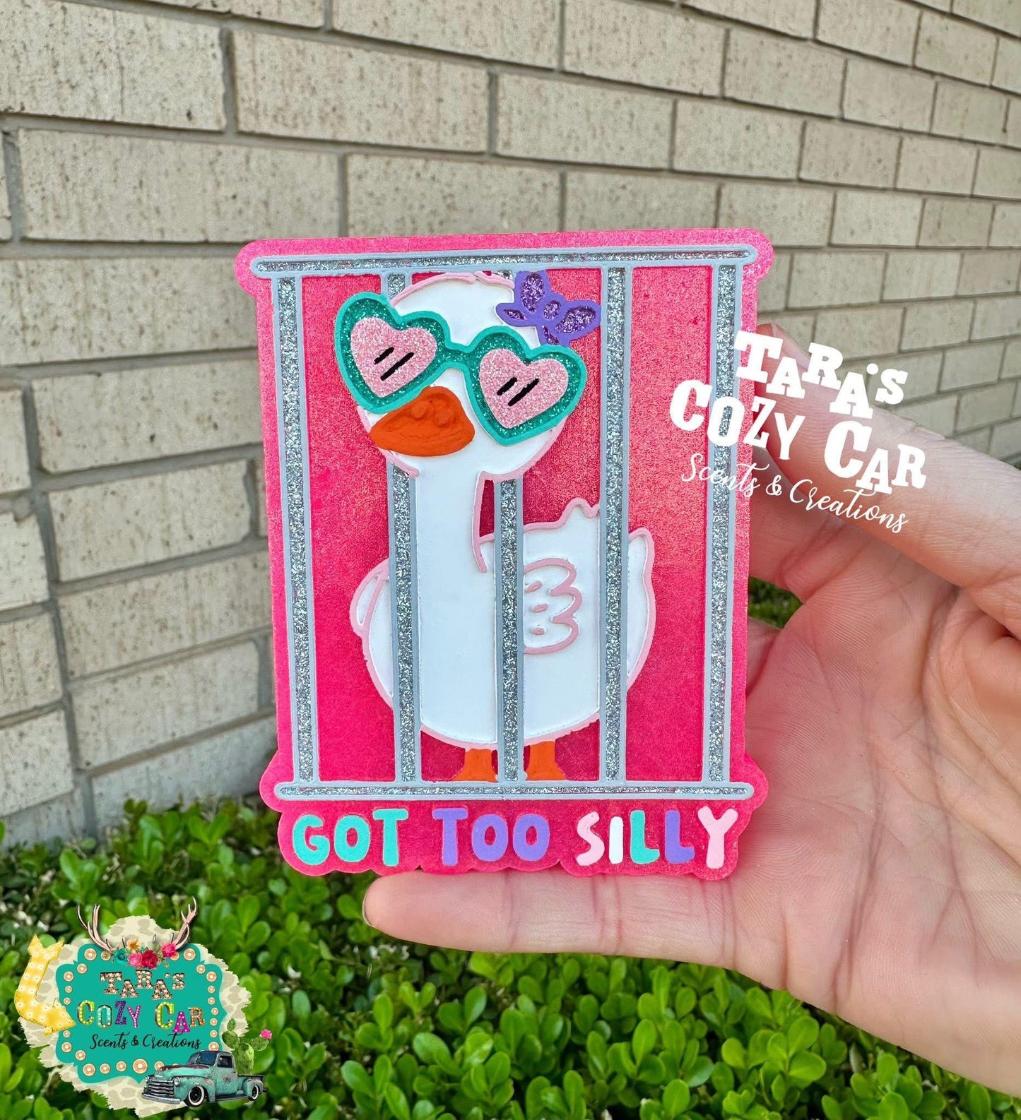 Silly Goose Freshie Mold, Funny Freshie Molds, Year Round Freshie Mold, Silicone Mold for Soap, Wax Melt Freshie Mold, Bath Bomb Silicone