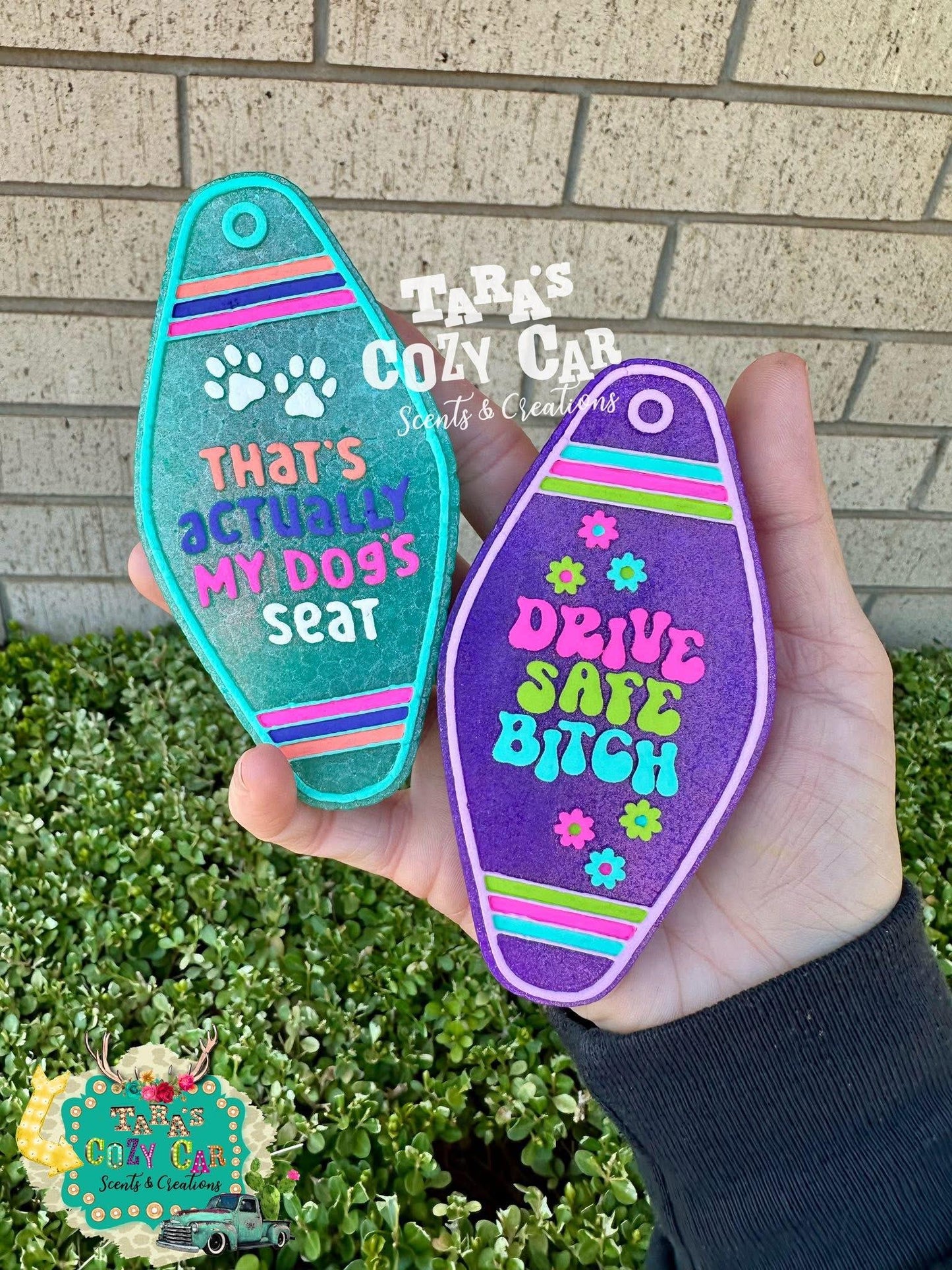 That's My Dog's Seat Motel Key Inserts Freshie Mold, for adult car freshie designs oven safe silicone mold for resin funny mold