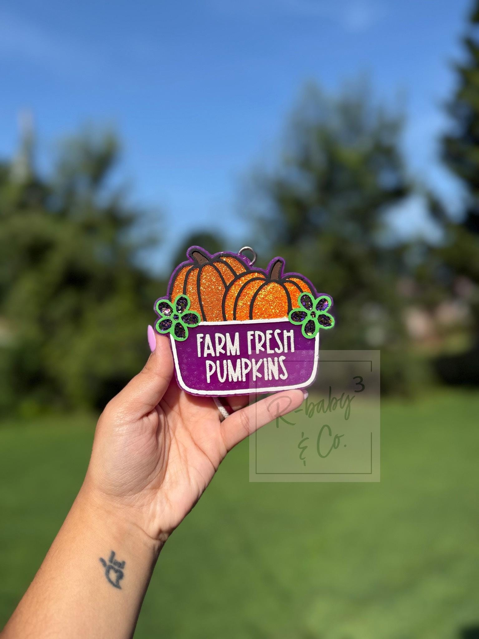 Farm Fresh Pumpkin Freshie Mold, Halloween Freshie Mold, Fall Freshie Mold, cardstock freshie Mold, cute pumpkin freshie mold, pumpkin patch