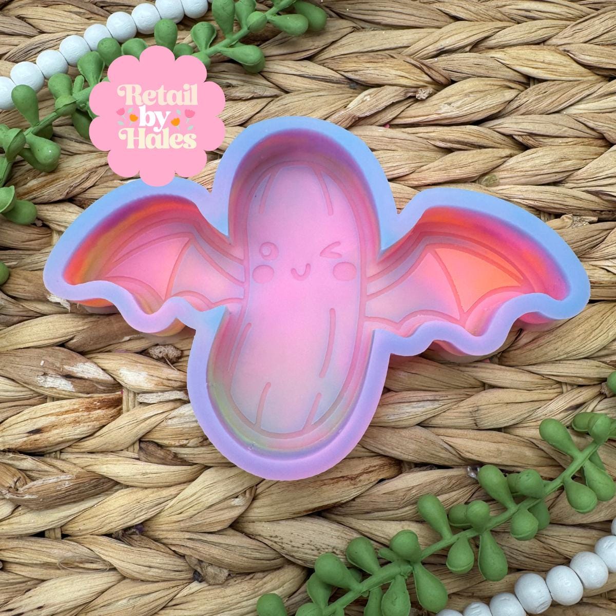 Pickle Bat Freshie Mold, flower pickle freshie mold, summer silicone molds, pickle loving freshie mold, Halloween freshie molds