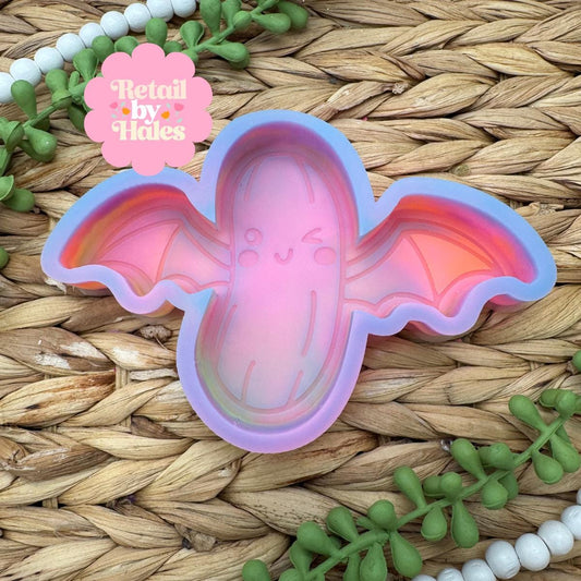 Pickle Bat Freshie Mold, flower pickle freshie mold, summer silicone molds, pickle loving freshie mold, Halloween freshie molds