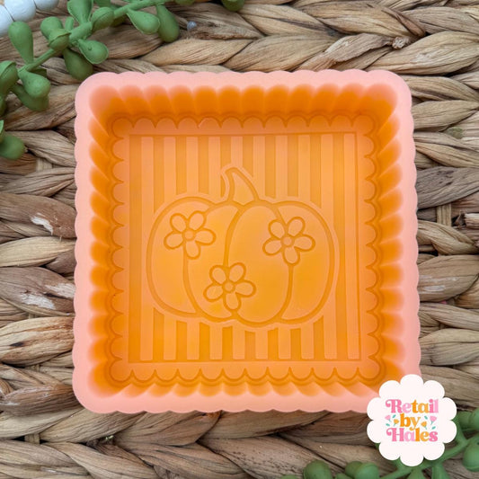 Pumpkin Frame Freshie Mold, Floral pumpkin, Flower Pumpkin Mold, Fall Freshie Mold, Autumn Freshies, Fall Freshie Ideas, Best Selling Fall