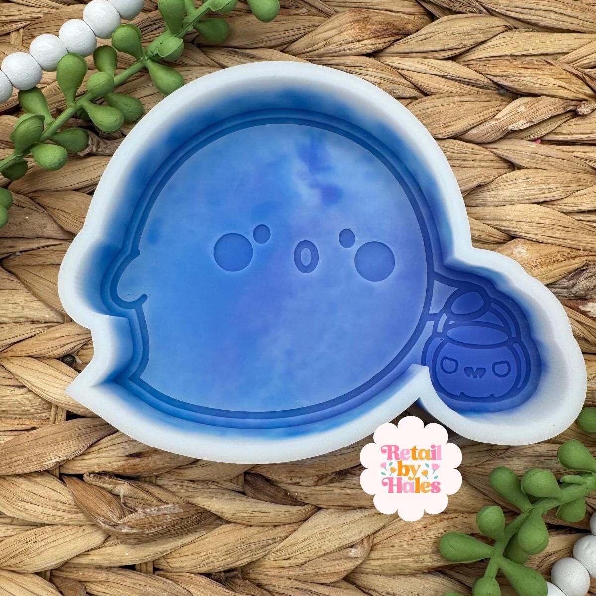 Trick or Treating Ghost Freshie Mold, Halloween Freshie Mold, Ghost Freshie Mold, Ghost Silicone Mold, Spooky Freshie Mold