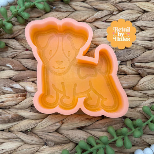 Jack Russell Terrier Freshie Mold, Dog Freshie Mold, Dog Breed Freshie Molds, Freshie Molds for Beginners, Simple Freshie molds