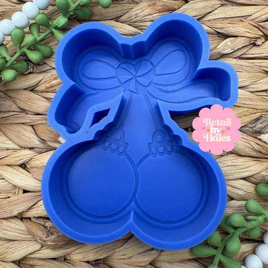 Christmas Ornament Cherries Freshie Mold, freshie making supplies, Christmas freshie mold, cardstock freshie mold, ornament freshie mold