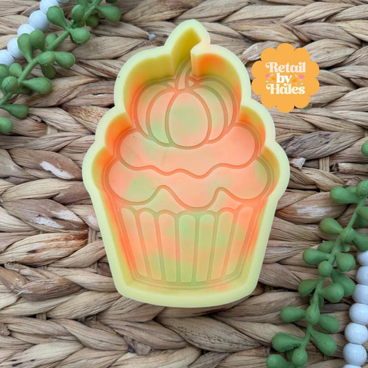 Pumpkin Cupcake Freshie Mold, Pumpkin Freshie Mold, Fall Freshie Molds, Food Freshie Mold, Freshie Molds for Baking, Pumpkin Spice Mold