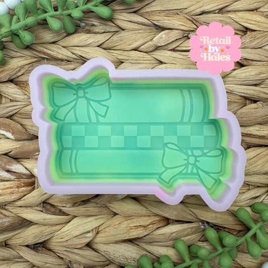 Book Stack Freshie Mold, smut freshie mold, book with bow freshie mold, freshie making supplies, romance freshie mold, reading freshie mold