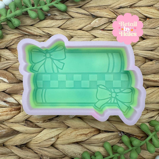 Book Stack Freshie Mold, smut freshie mold, book with bow freshie mold, freshie making supplies, romance freshie mold, reading freshie mold