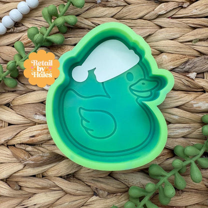 Santa Duck Freshie Mold, Christmas freshie mold, Cute Santa mold, cardstock freshie mold, rubber duck freshie mold