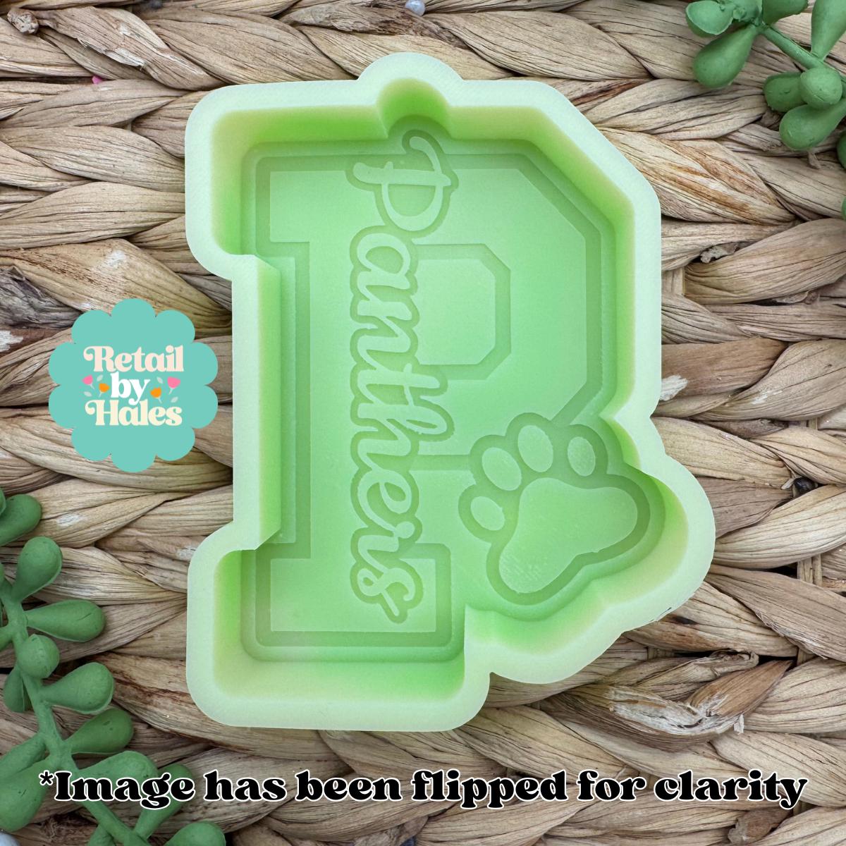 Panthers Freshie Mold, football team car freshie design oven safe silicone mold for wax mold for resin car freshie mold sport silicone mold