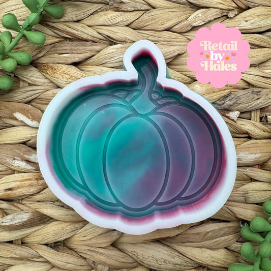 Pumpkin Mold, Halloween Freshie Mold, Fall Freshie Mold, Retro Pumpkin Silicone, Plain Pumpkin Mold,
