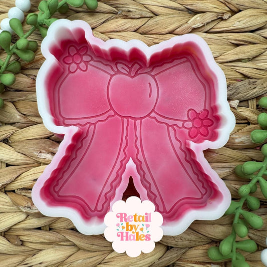 Teacher Bow Freshie Mold, Teacher Gift Freshie Molds, Teacher Appreciation Week Freshie Mold, Apple Freshie Mold, Freshie Mold for Beginners