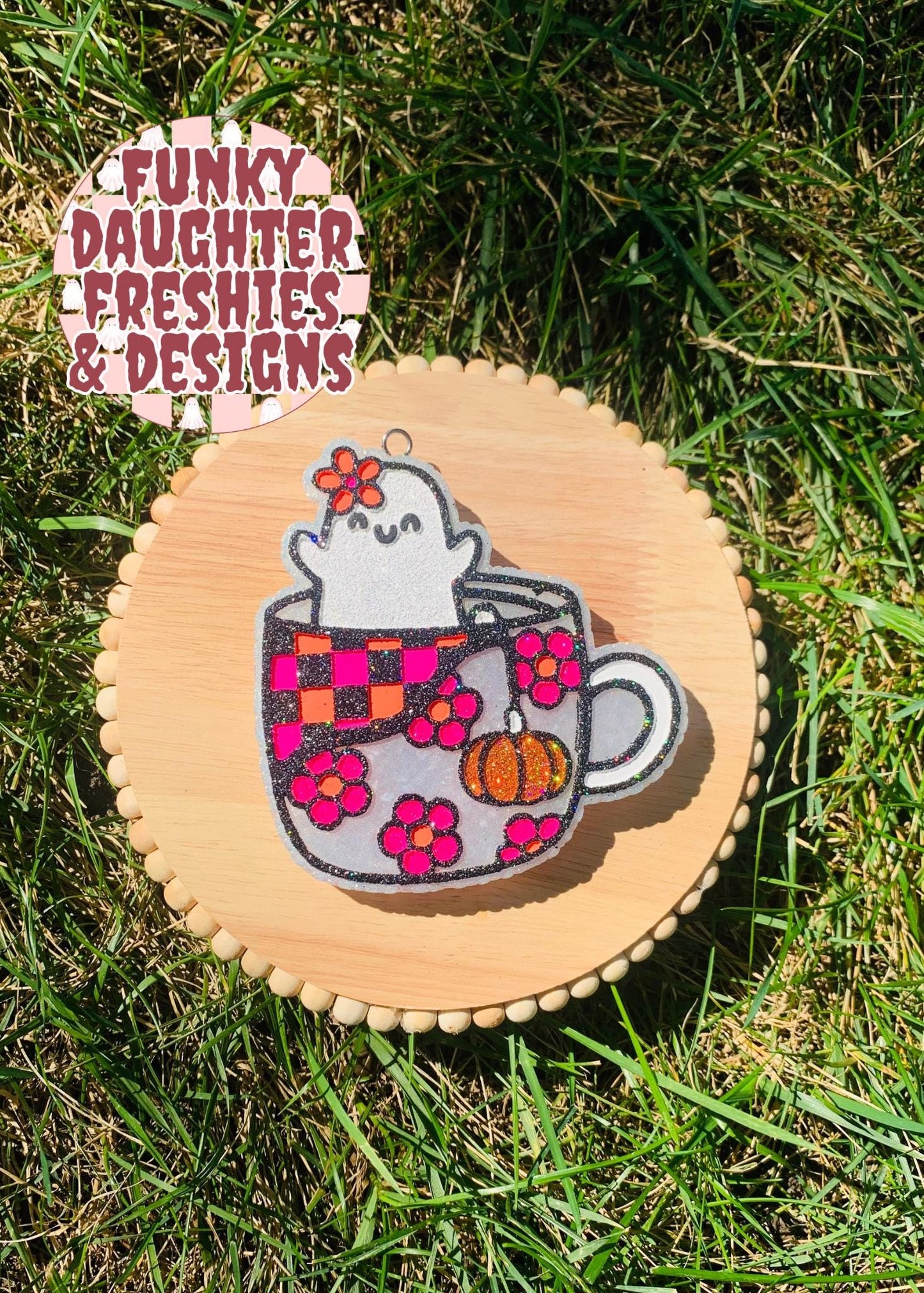 Ghost Mug Freshie Mold, Halloween Freshie Mold, Fall Freshie Mold, Ghost Silicone Mold, Coffee Shop Freshie Mold, Spooky Mold