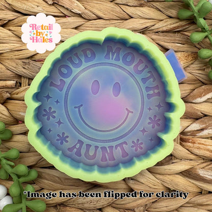Loud Mouth Aunt Mold, Auntie Freshie Silicone Mold, aroma bead molds, freshie making supplies, aunt freshie mold, bestselling freshie molds