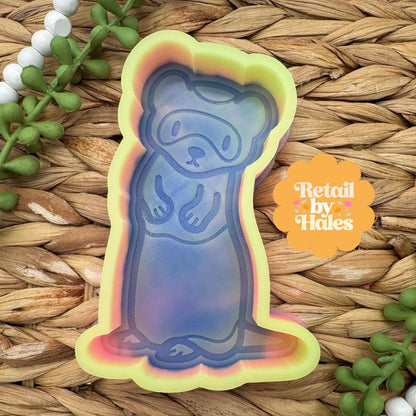 Ferret Freshie Mold, Western Freshie Molds, Animal Freshie Molds, Zoo Animal Freshie Mold, Heat Safe Silicone Mold, Affordable Freshie Mold