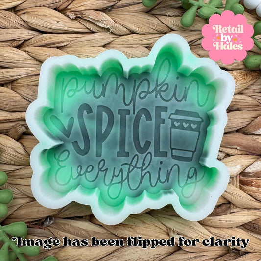 Pumpkin Spice Everything Mold, Halloween Freshie Mold, Fall Freshie Mold, Coffee mold, pumpkin spice addict mold, pumpkin spice season