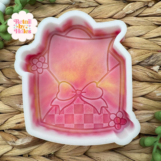 Note in Envelope Freshie Mold, valentine's day soap mold, heart freshie mold, valentine freshie mold