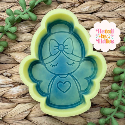 Angel Freshie Mold, freshie making supplies, Christmas freshie mold, Christian Christmas Freshie Molds, angel wax mold, angel soap mold
