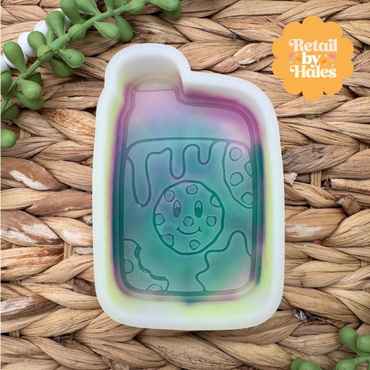 Christmas Vape Freshie Mold, Christmas freshie mold, vaping freshie molds, winter freshie mold, vape with cookie freshie mold