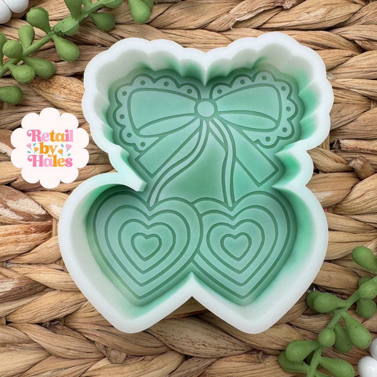 Valentine Heart Cherries Freshie Mold