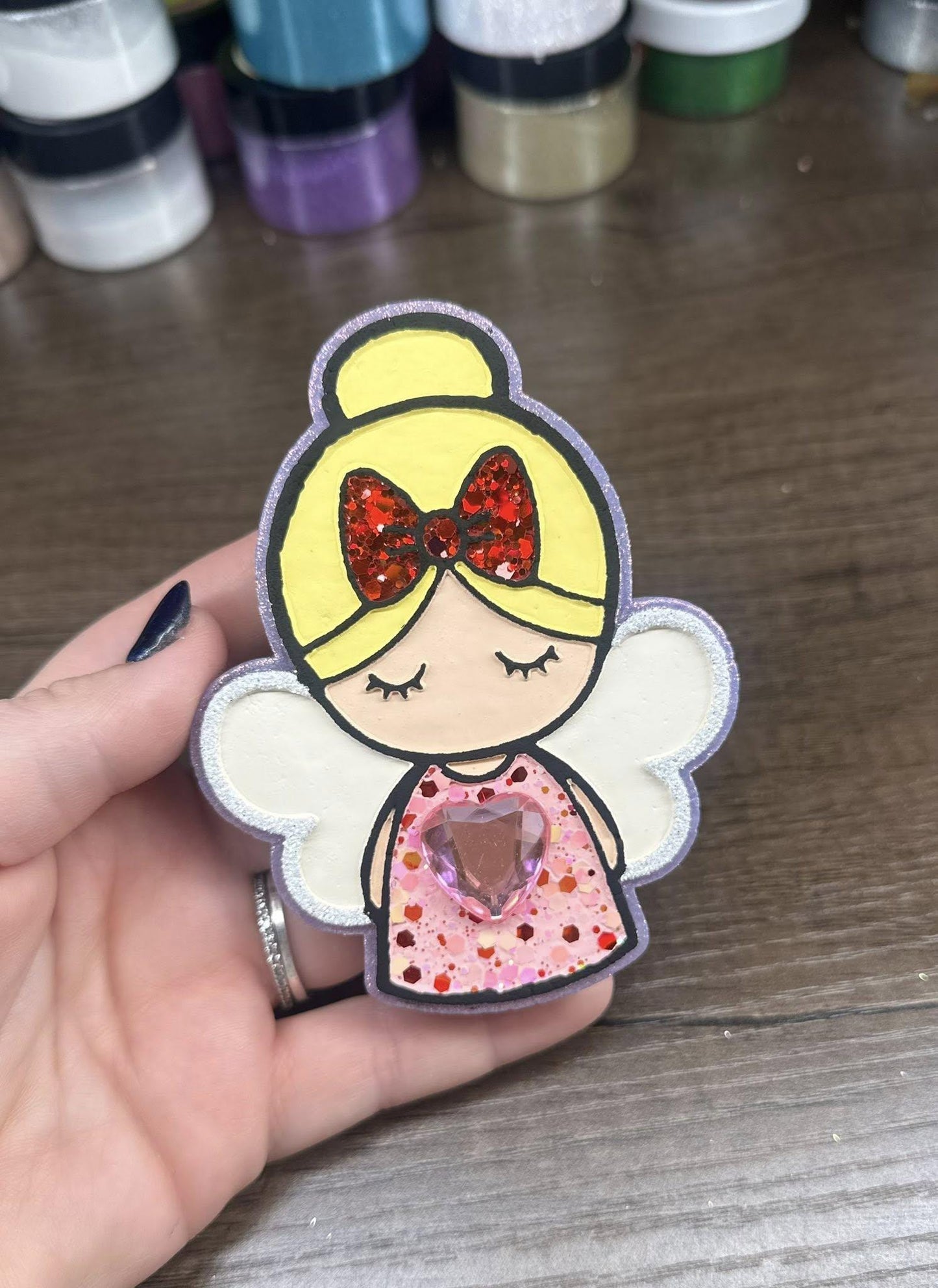 Angel Freshie Mold, freshie making supplies, Christmas freshie mold, Christian Christmas Freshie Molds, angel wax mold, angel soap mold