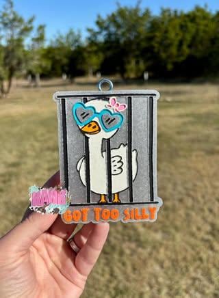 Silly Goose Freshie Mold, Funny Freshie Molds, Year Round Freshie Mold, Silicone Mold for Soap, Wax Melt Freshie Mold, Bath Bomb Silicone