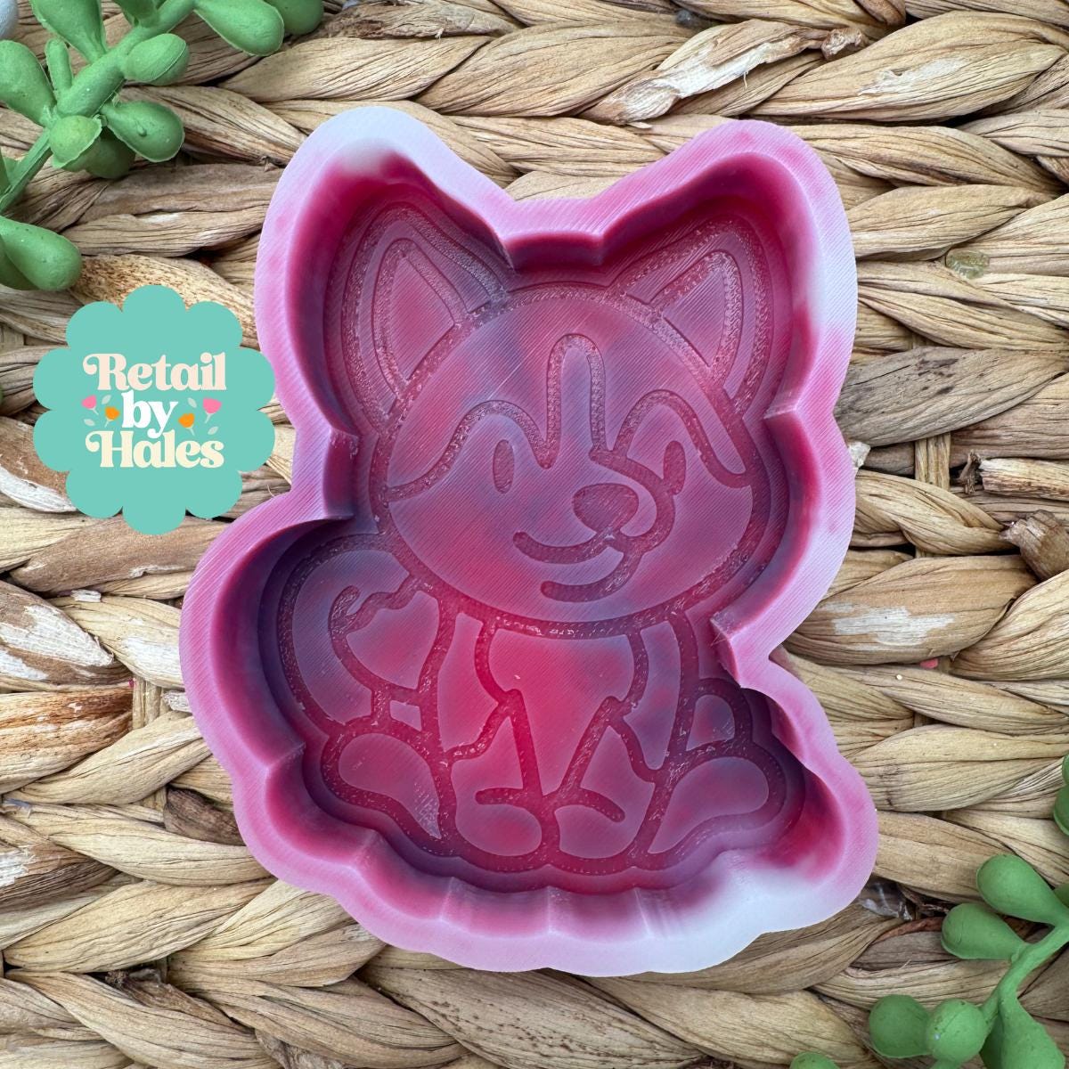 Husky Freshie Mold, Dog Freshie Mold, Dog Breed Freshie Molds, Freshie Molds for Beginners, Heat Safe Silicone Mold, Simple Freshie mold
