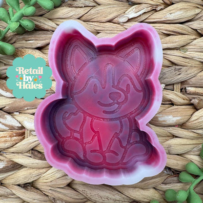 Husky Freshie Mold, Dog Freshie Mold, Dog Breed Freshie Molds, Freshie Molds for Beginners, Heat Safe Silicone Mold, Simple Freshie mold