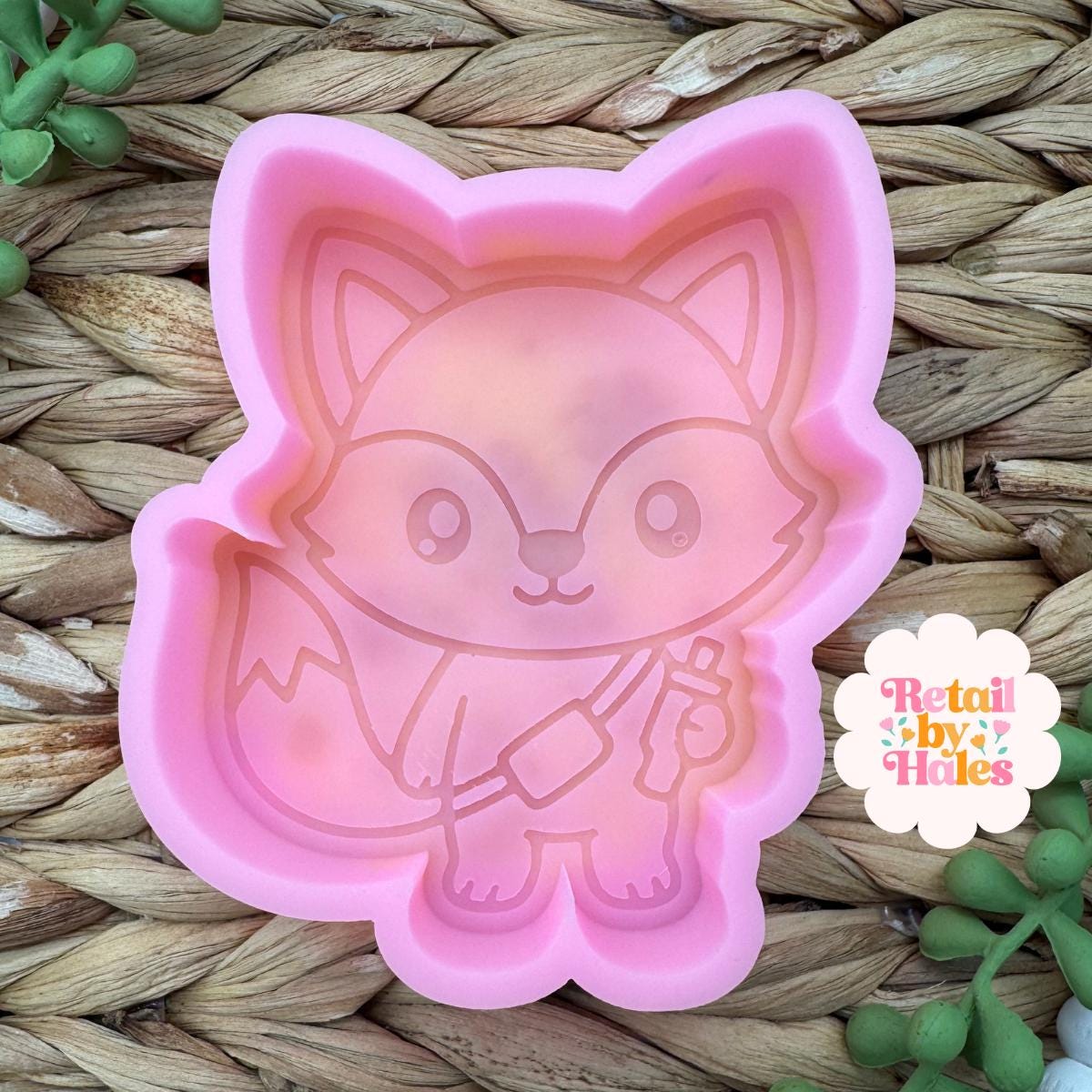 Bougie Fox Freshie Mold, Fox Soap mold