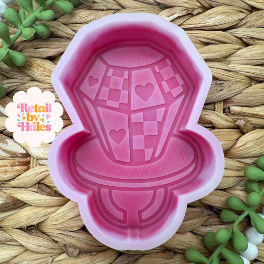 Valentine Ring Pop Freshie Mold, freshie making supplies, funny Valentine freshie mold, Snarky Valentine Molds