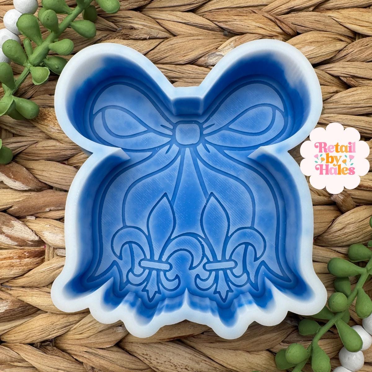 Fleur De Lis Cherries Freshie Mold, Mardi Gras Freshie Mold,