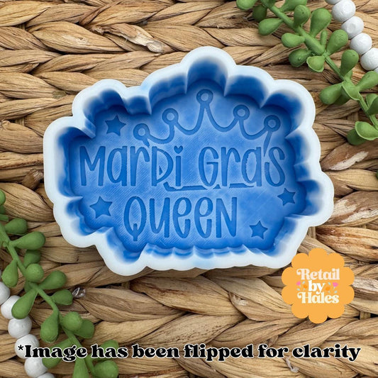 Mardi Gras Queen Freshie Mold, Mardi Gras Freshie Mold,
