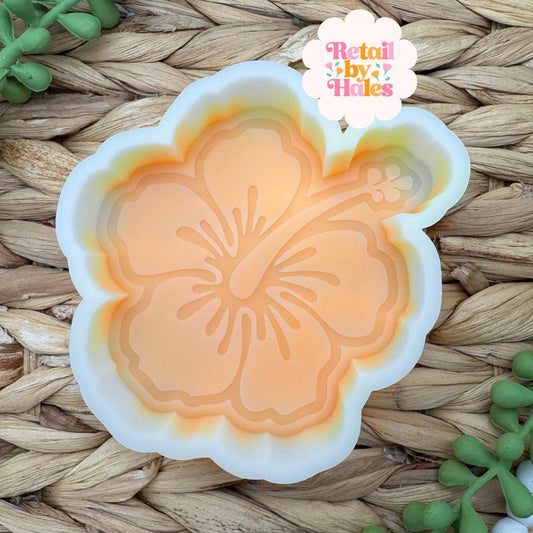 Hibiscus Mold, Flower Freshie Mold, Simple Freshie Mold, Easy Beginner Freshie Mold, Summer Freshie Mold, Tropical Freshie Mold