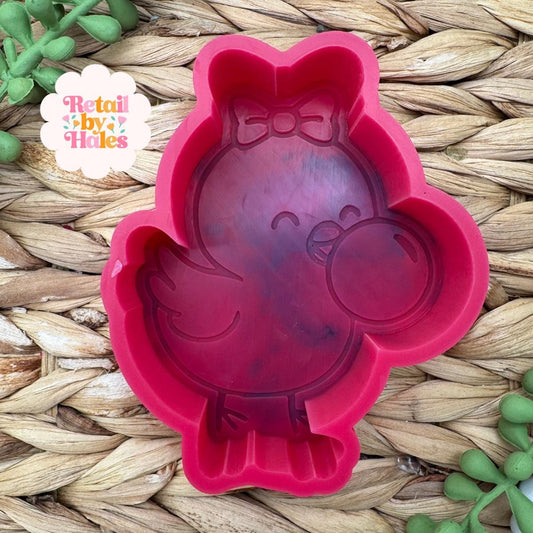 Easter Chick with Bubblegum Freshie Mold, Easter Freshie Molds, Cute Chick Soap mold