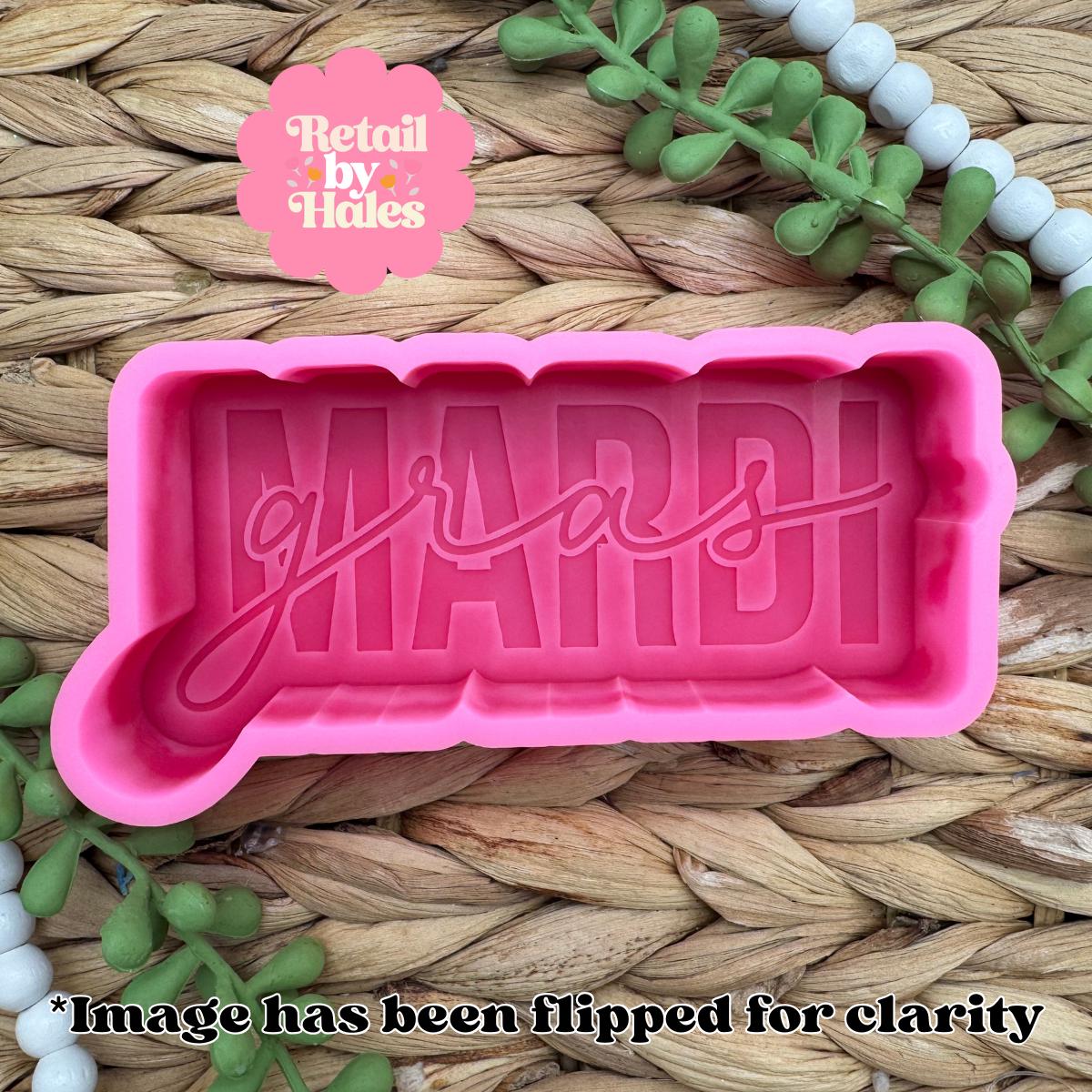 Mardi Gras Freshie Mold, Mardi Gras Soap Mold, Molds for Wax