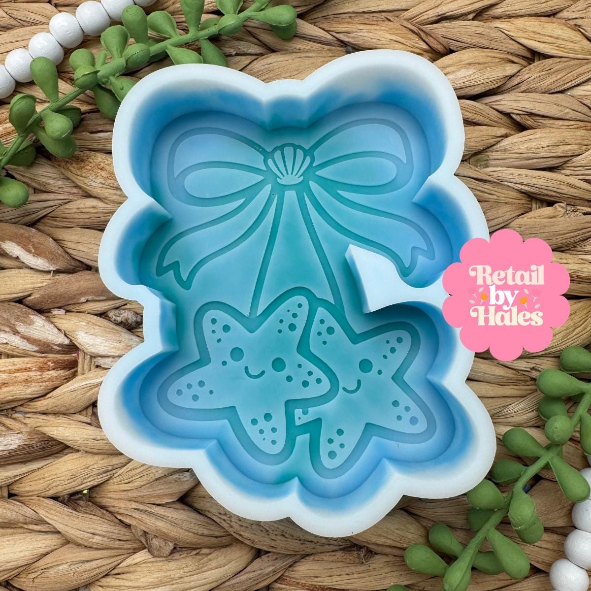 Sea Star Cherries Freshie Mold, ocean freshie mold, starfish freshie mold, summer silicone mold, wax melt mold