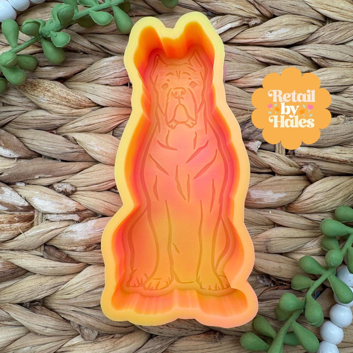 Cane Corso Dog Freshie Mold, Dog Breed Freshie Molds, Dog soap mold, Dog Freshie, Heat Safe Silicone Mold
