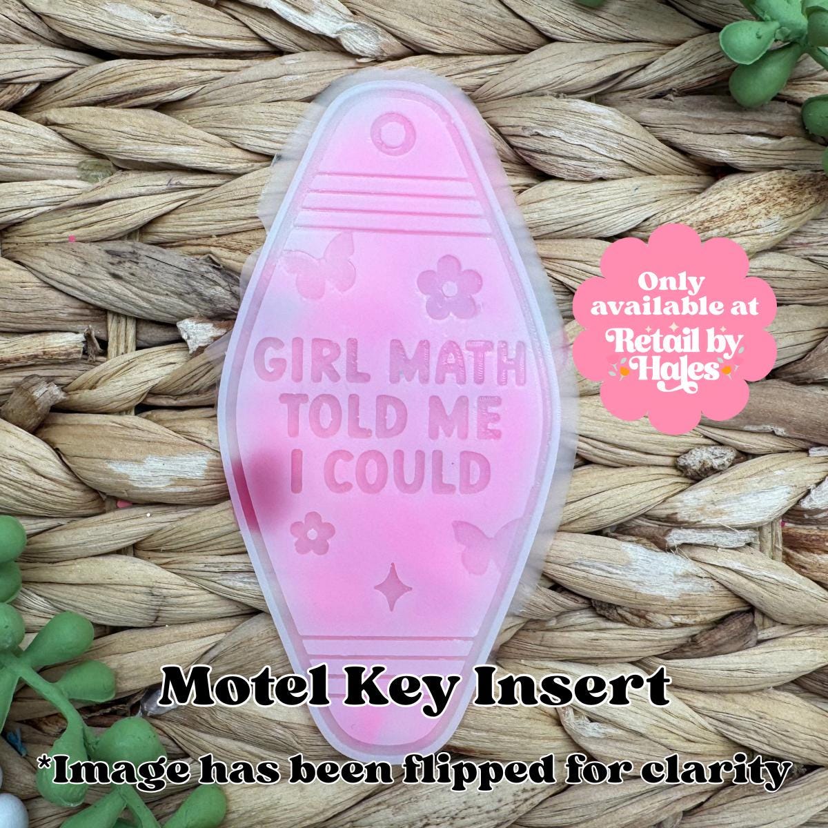 Girl Math Told Me I Could Motel Key Inserts Freshie Mold, for adult car freshie designs oven safe silicone mold for resin funny mold