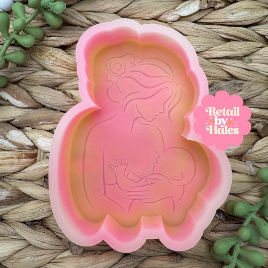 Breastfeeding Mom Freshie Mold, bestselling freshie molds, funny mom freshie, mom humor freshie mold, mom of boys mold
