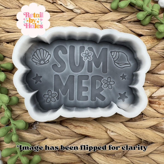 Summer Freshie Mold, vacation freshie mold, ocean freshie mold, cruise freshie mold, beach freshie mold, sea shell freshie mold