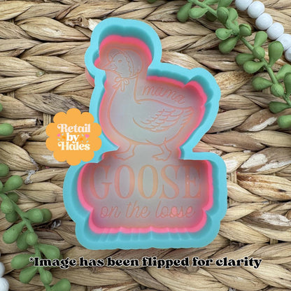 Mama Goose on the Loose Freshie Mold, mom freshie molds, mama goose soap mold, mother's day freshie molds, animal freshie mold