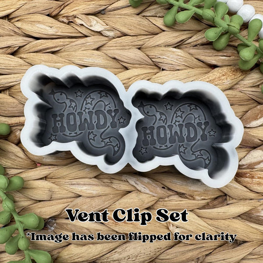 Howdy Snake Vent Clip Freshie Mold, Western Freshie Molds, Cowboy Summer Freshie Molds, Cowgirl Freshie Molds, Western Soap Mold