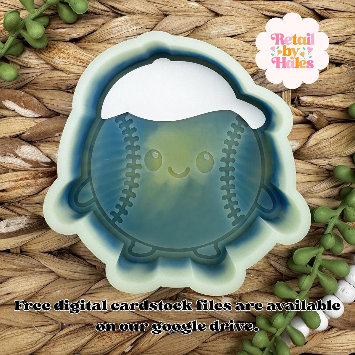 Smile Baseball Freshie Mold, sports car freshie design oven safe silicone molds for wax melts mold for resin car freshie mold